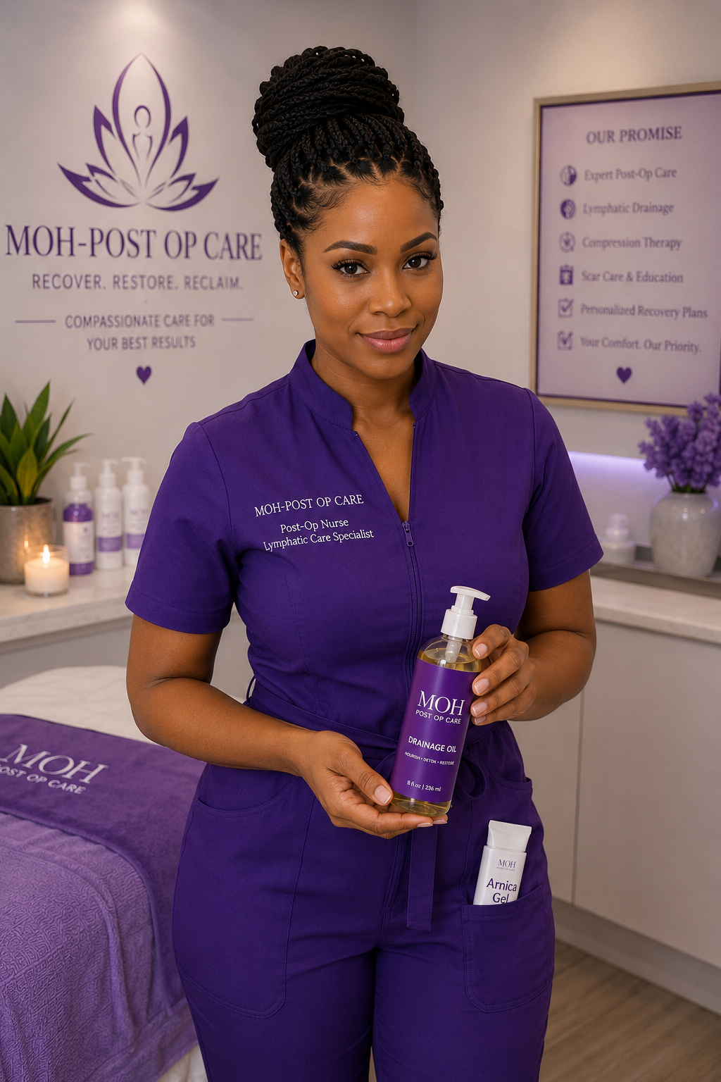 MOH drainage oil and aftercare essentials
